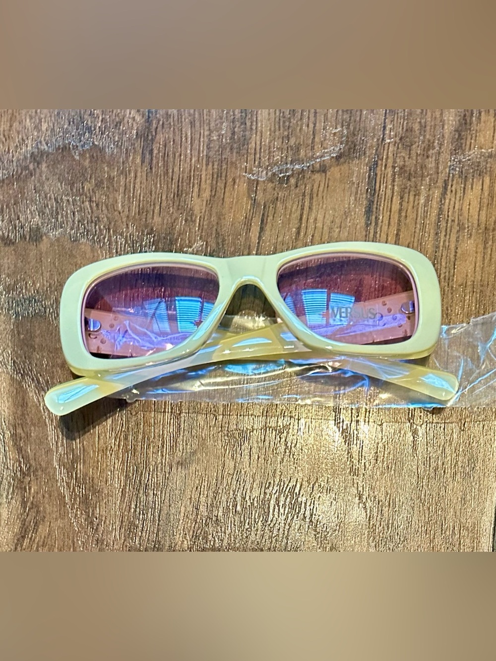 Authentic Vintage 90s/Y2K Versus GianniVersace Rectangular Sunglasses NWT